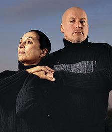 Keith Elliott and me (Harriet Ross) receiving the Chicagoans of the Year