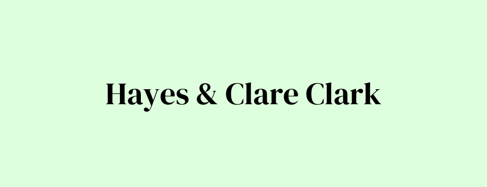 Hayes & Clare Clark