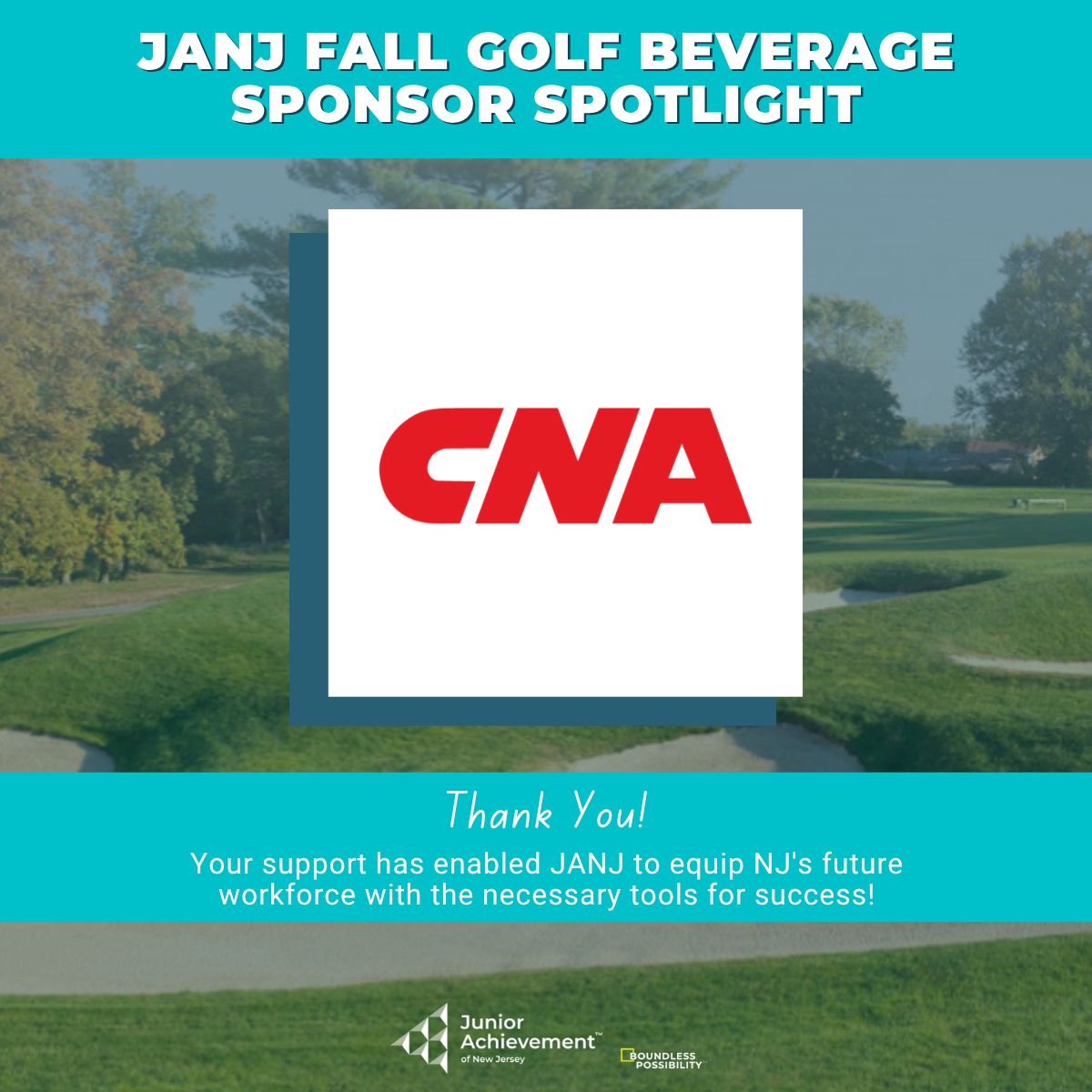 CNA Beverage Sponsor