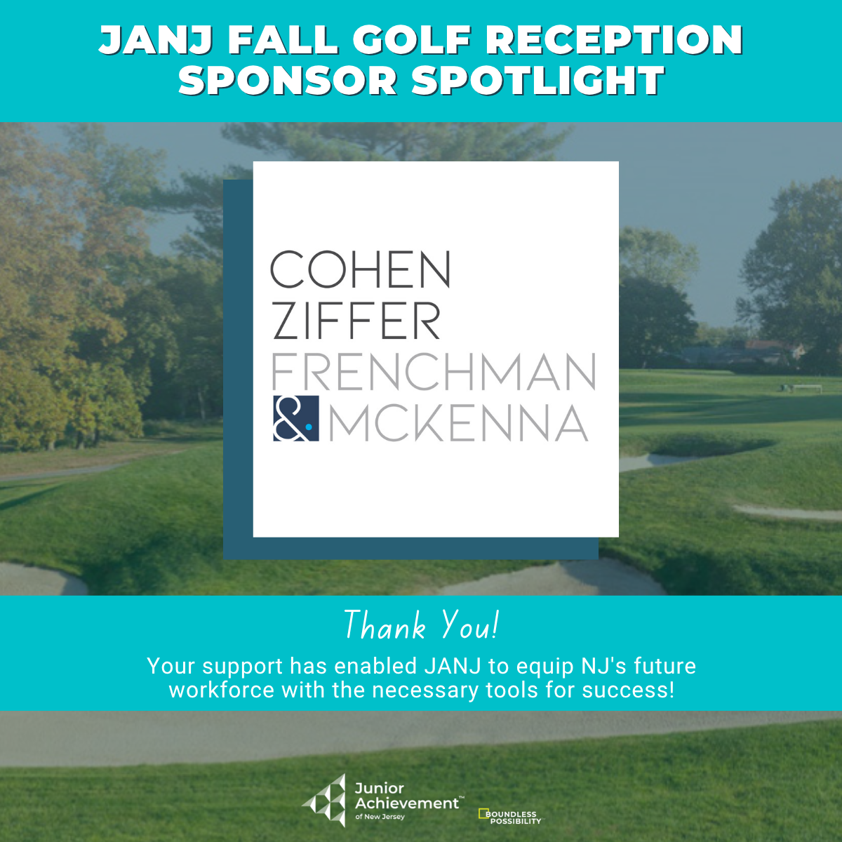 Cohen Ziffer Frenchman & McKenna Reception Sponsor