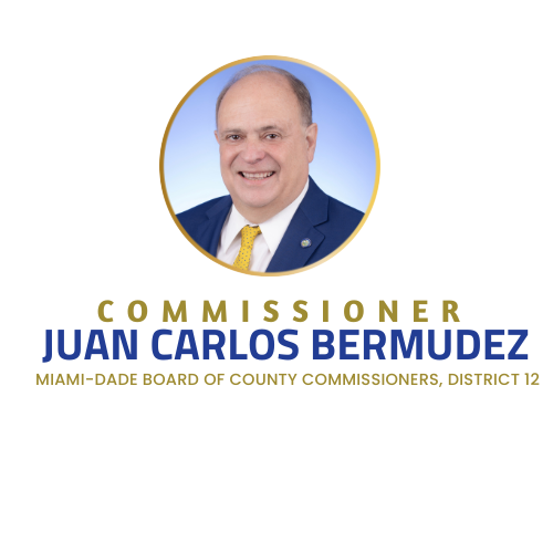 Commissioner Juan Carlos Bermudez, Miami-Dade County District 12