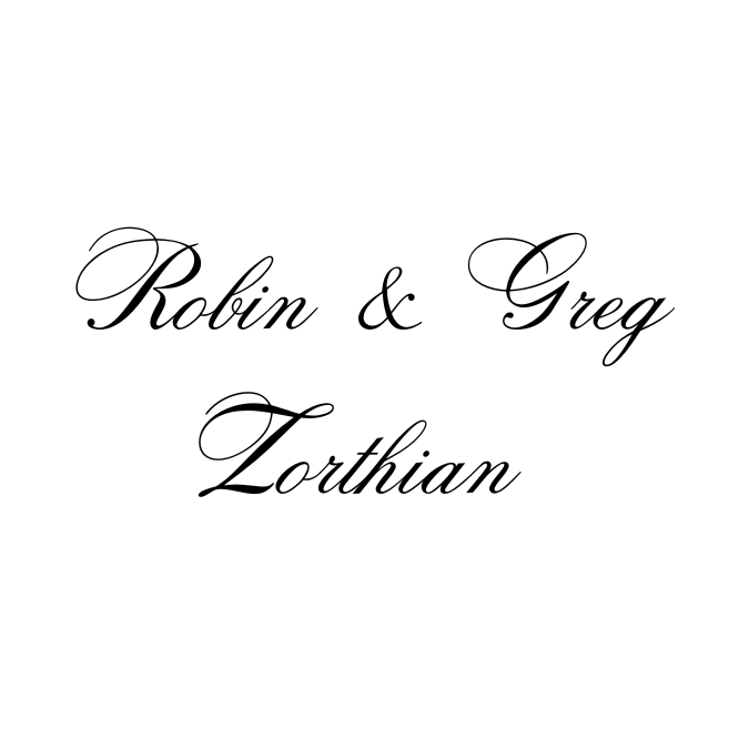 Robin and Greg Zorthian