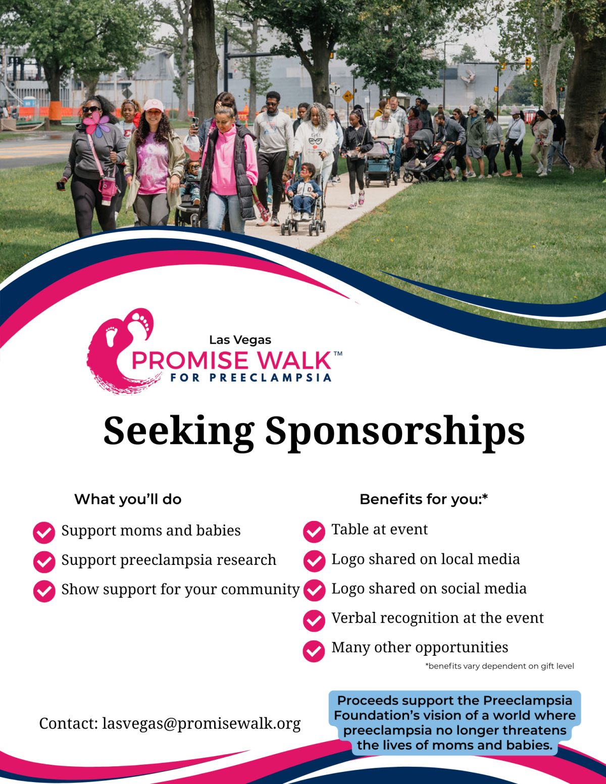 Seeking Sponsorships