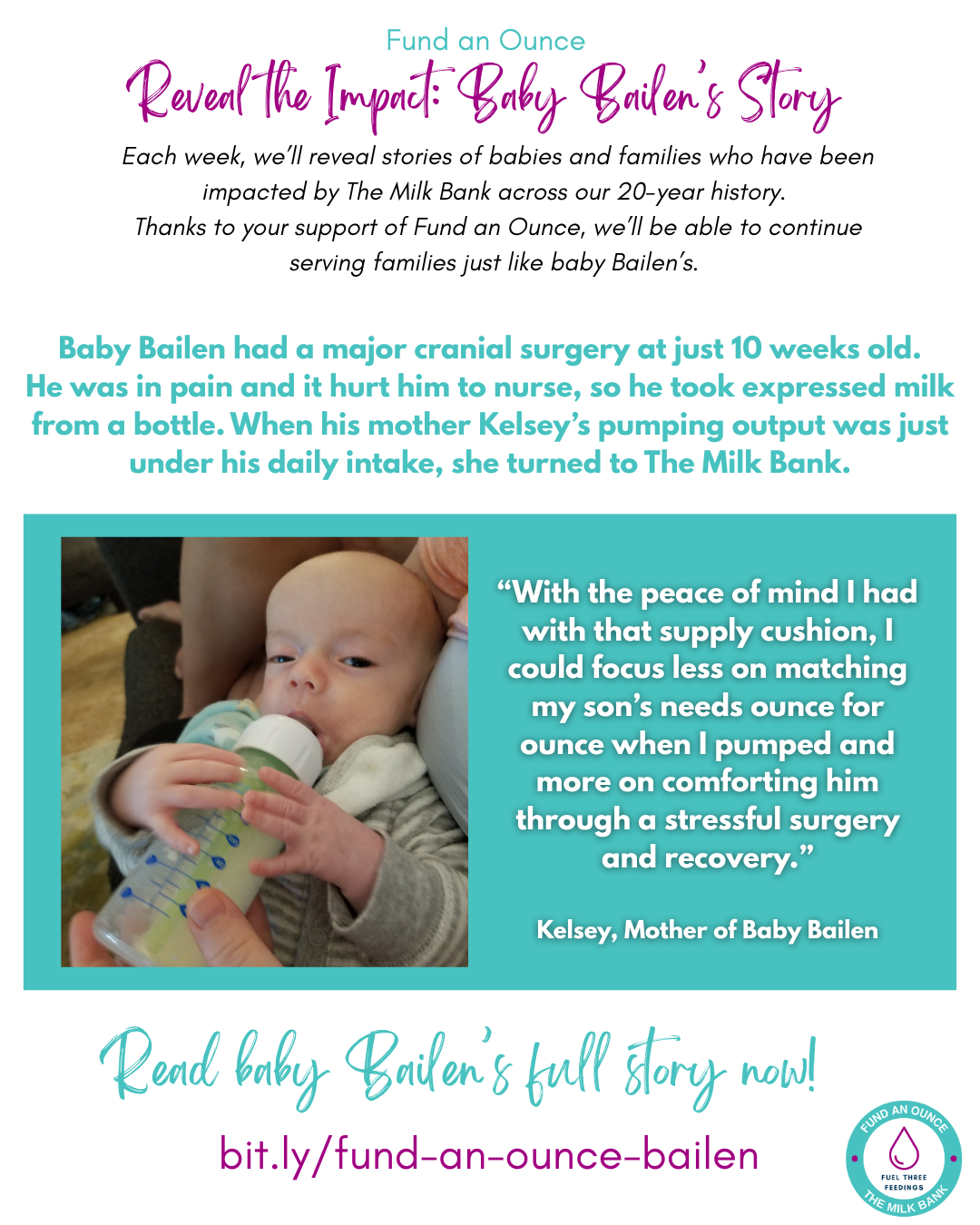 Reveal the Impact: Baby Bailen's Story