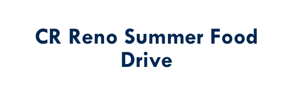 CR Reno Summer Food Drives