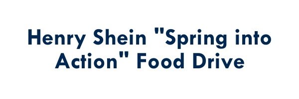 Henry Schein "Spring into Action" Food Drive