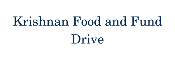 Krishnan Food and Fund Drive