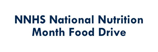 NNHS National Nutrition Month Food Drive