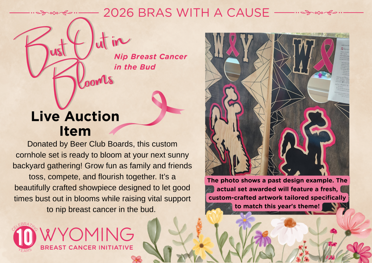2026 Bras with a Cause Live Auction Item: Custom Cornhole Boards