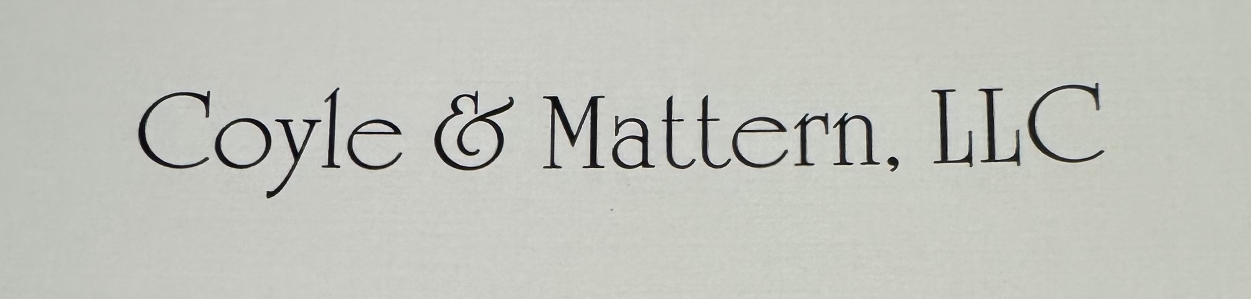 Coyle & Mattern LLC