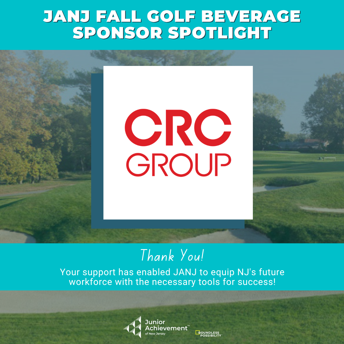 CRC Group Beverage Sponsor