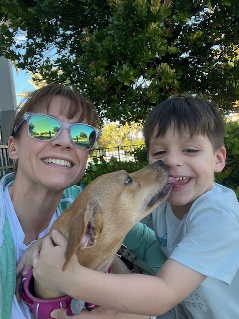 Rescue Side Effects...Nonstop dog kisses!