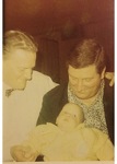 Uncle DD (left), Dad (right), and me.