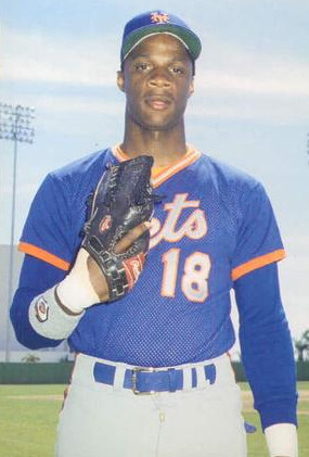 Strawberry with the New York Mets 1986