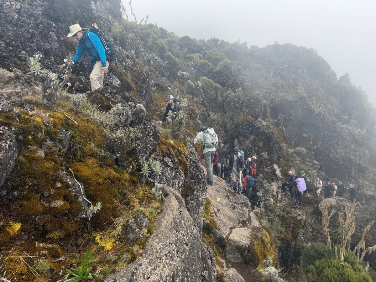 2/11/26: Day 2 (arrived at Shira Camp, elevation 12,500 feet)