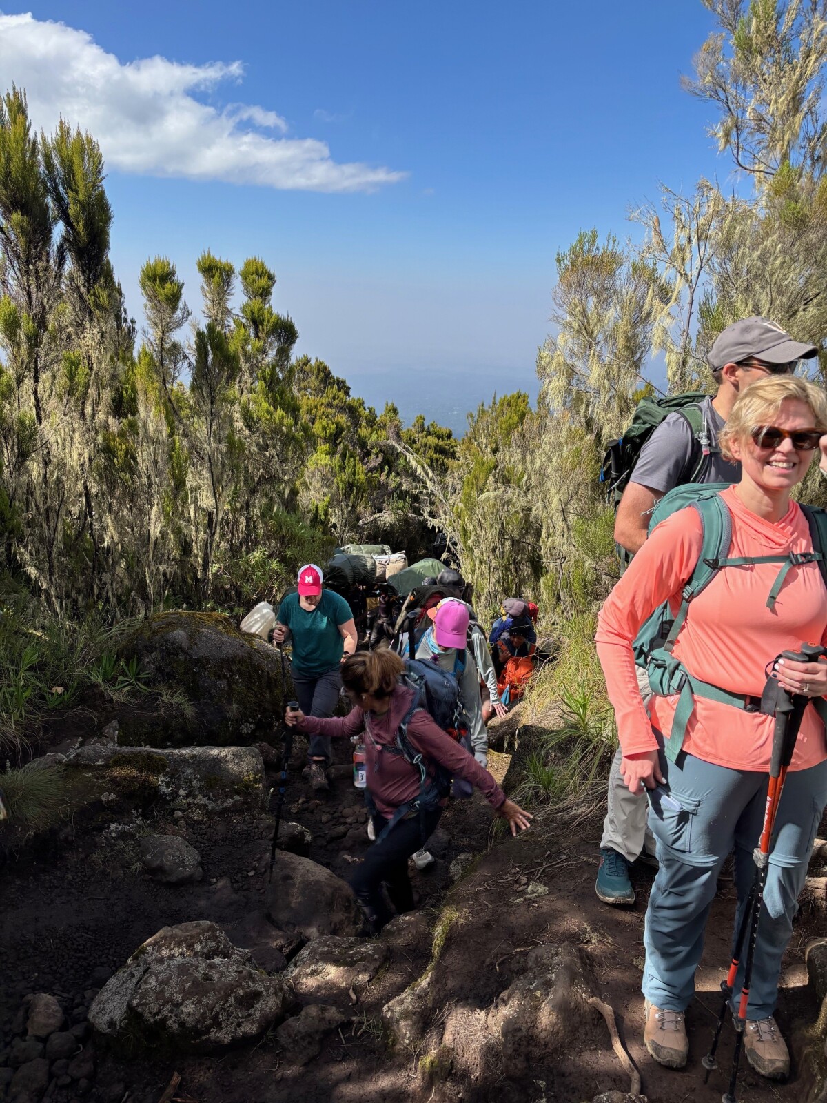 2/11/26: Day 2 (arrived at Shira Camp, elevation 12,500 feet)