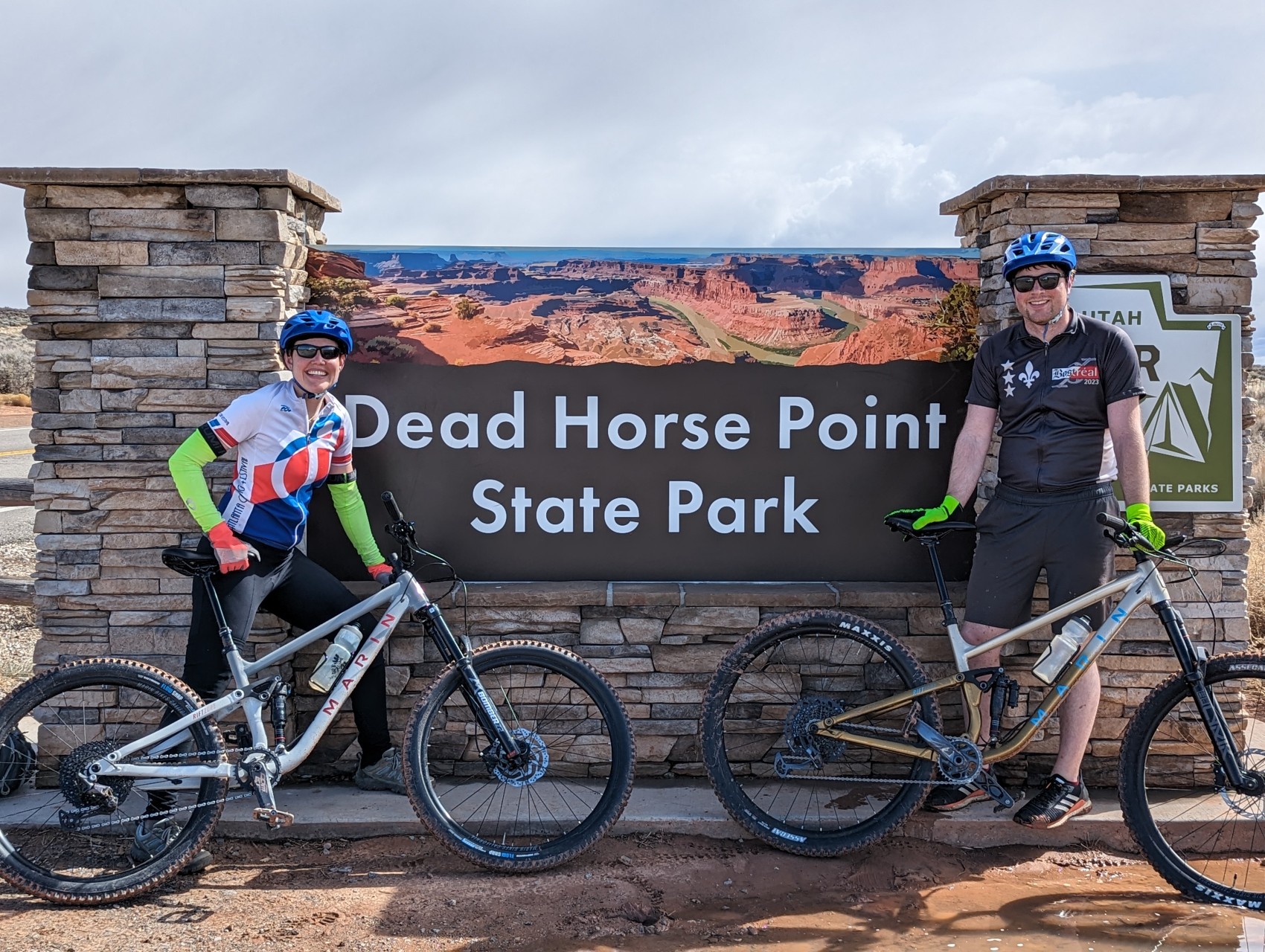 Cross-training with Scott this March in Moab
