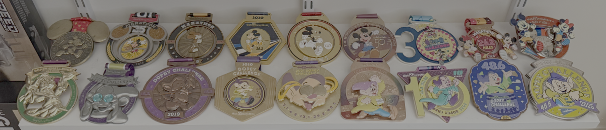 9 years of running the Dopey Challenge! I can't wait to celebrate number 10!