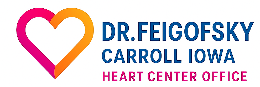 Dr. Feigofsky and the Carroll Iowa Heart Center Office