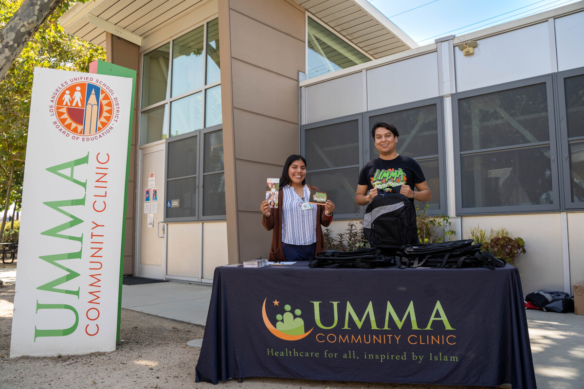 UMMA Teen Clinic Distributing Free Backpacks at the Fremont Wellness Center