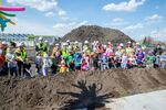 Kids breaking ground at GFCM's Groundbreaking Celebration