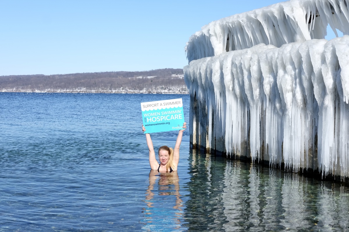 Women Swimmin' all year round!