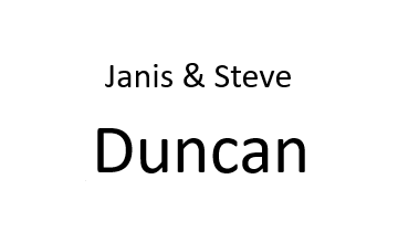 Janis & Steve Duncan