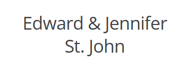 Edward & Jennifer St. John