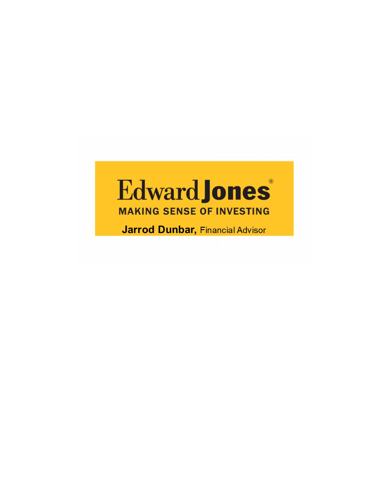 Edward Jones - Jarrod Dunbar