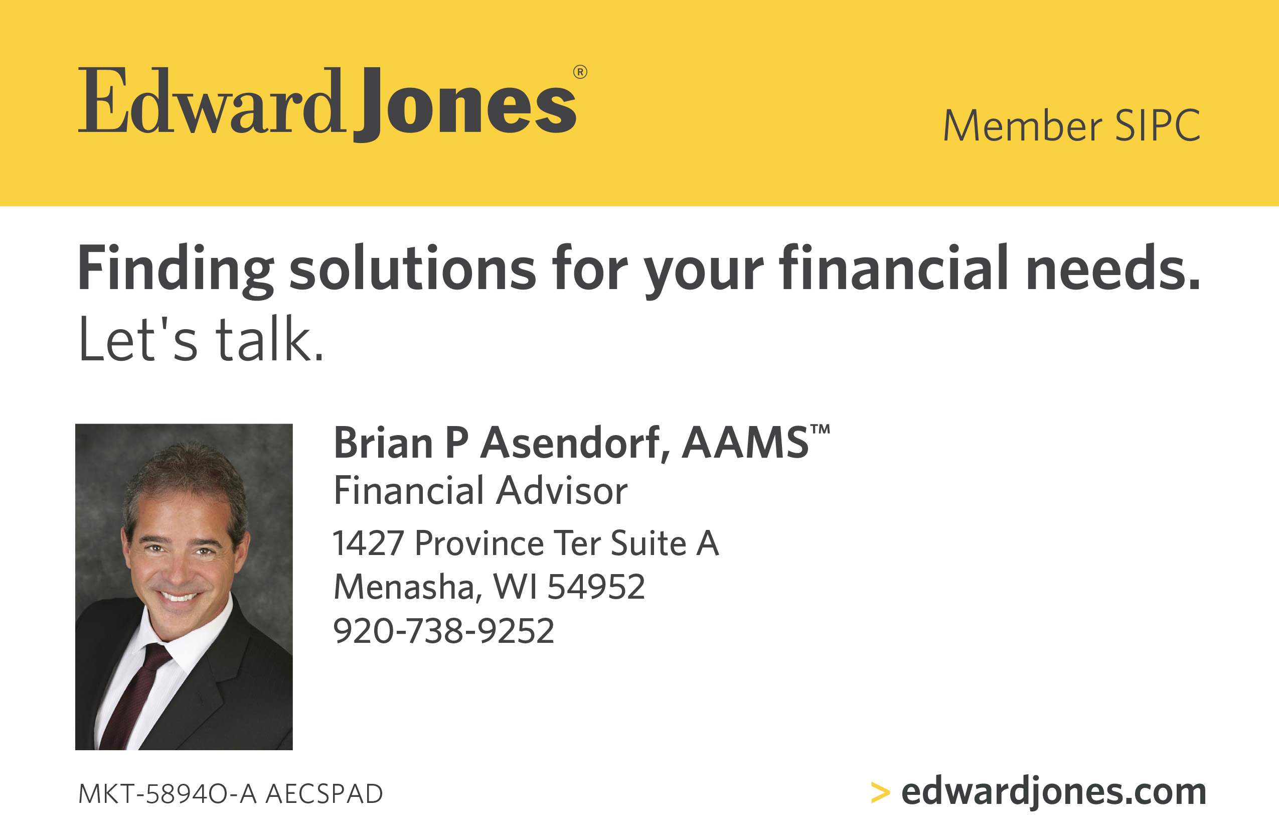 Brian Asendorf, Edward Jones