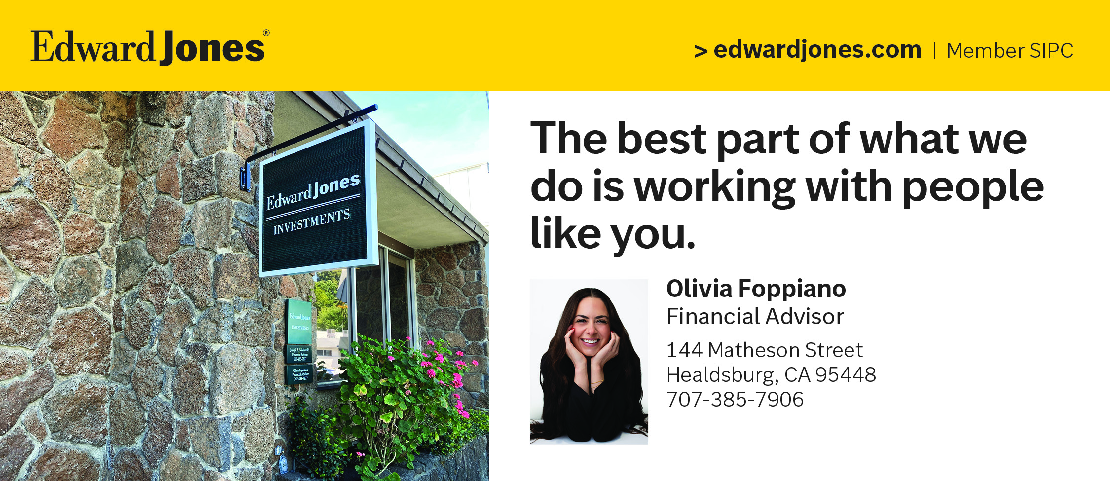 Olivia Foppiano, Financial Advisor