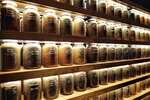 Soil jars displayed at the EJI's Legacy Museum