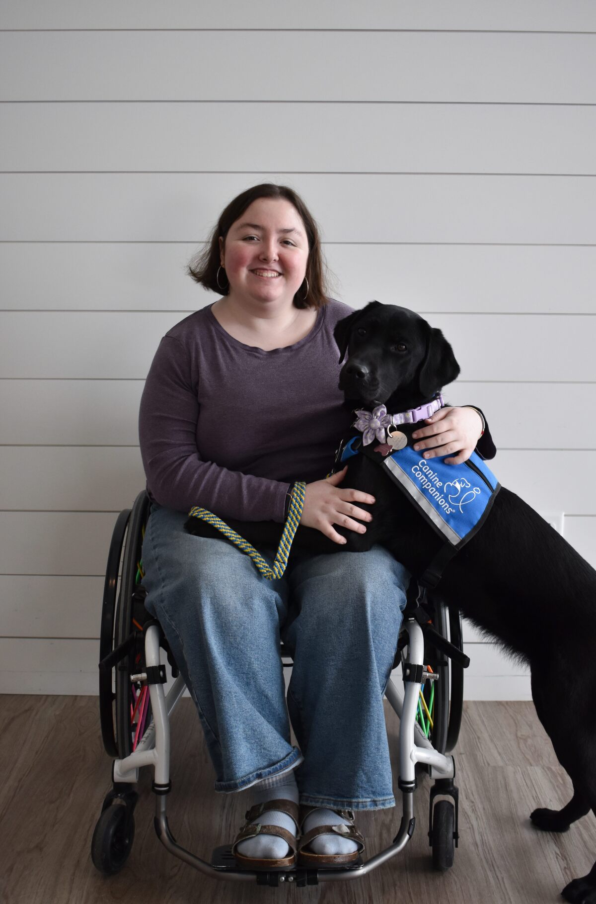 Me (Ellie) and my Service Dog Paola!