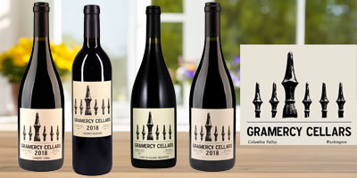 Four bottles of wine from Gramercy Cellars