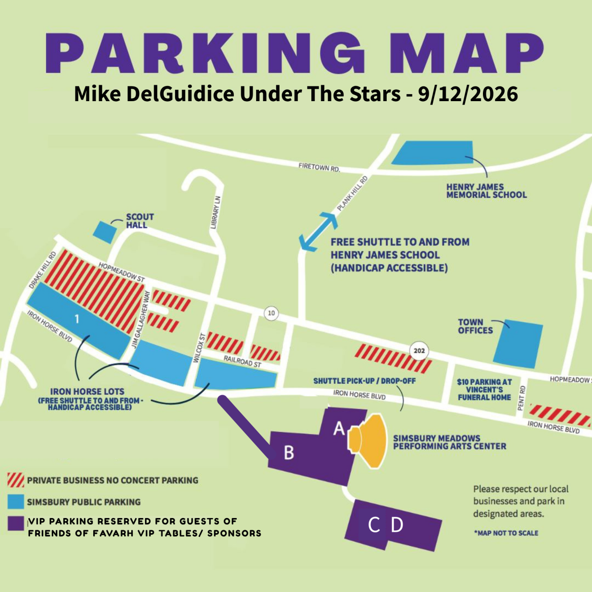 Reserved and Public Parking Map