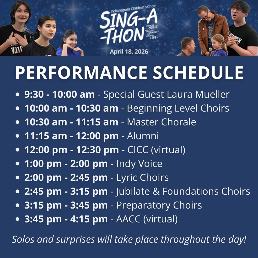 Performance Schedule