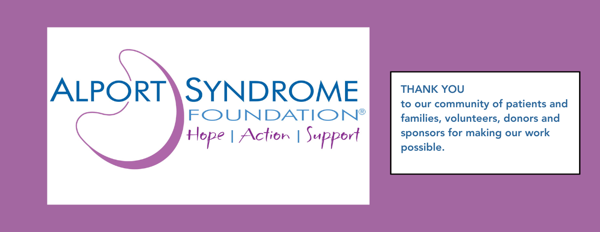 2025 Alport Syndrome Foundation Annual Campaign
