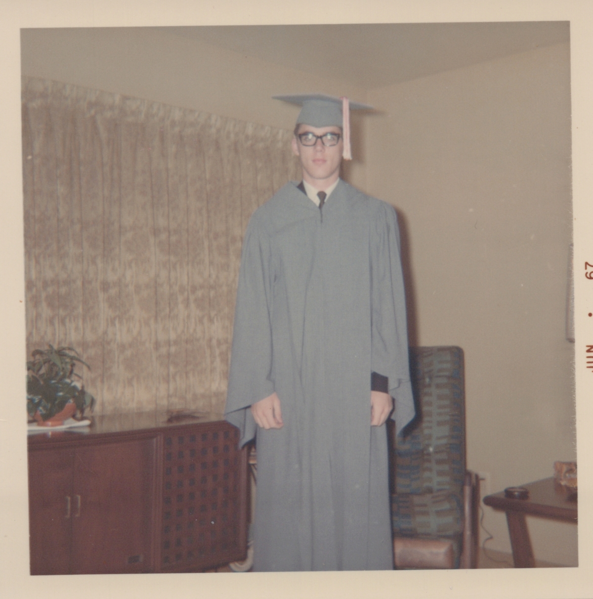 My dad, high school graduation, 1967