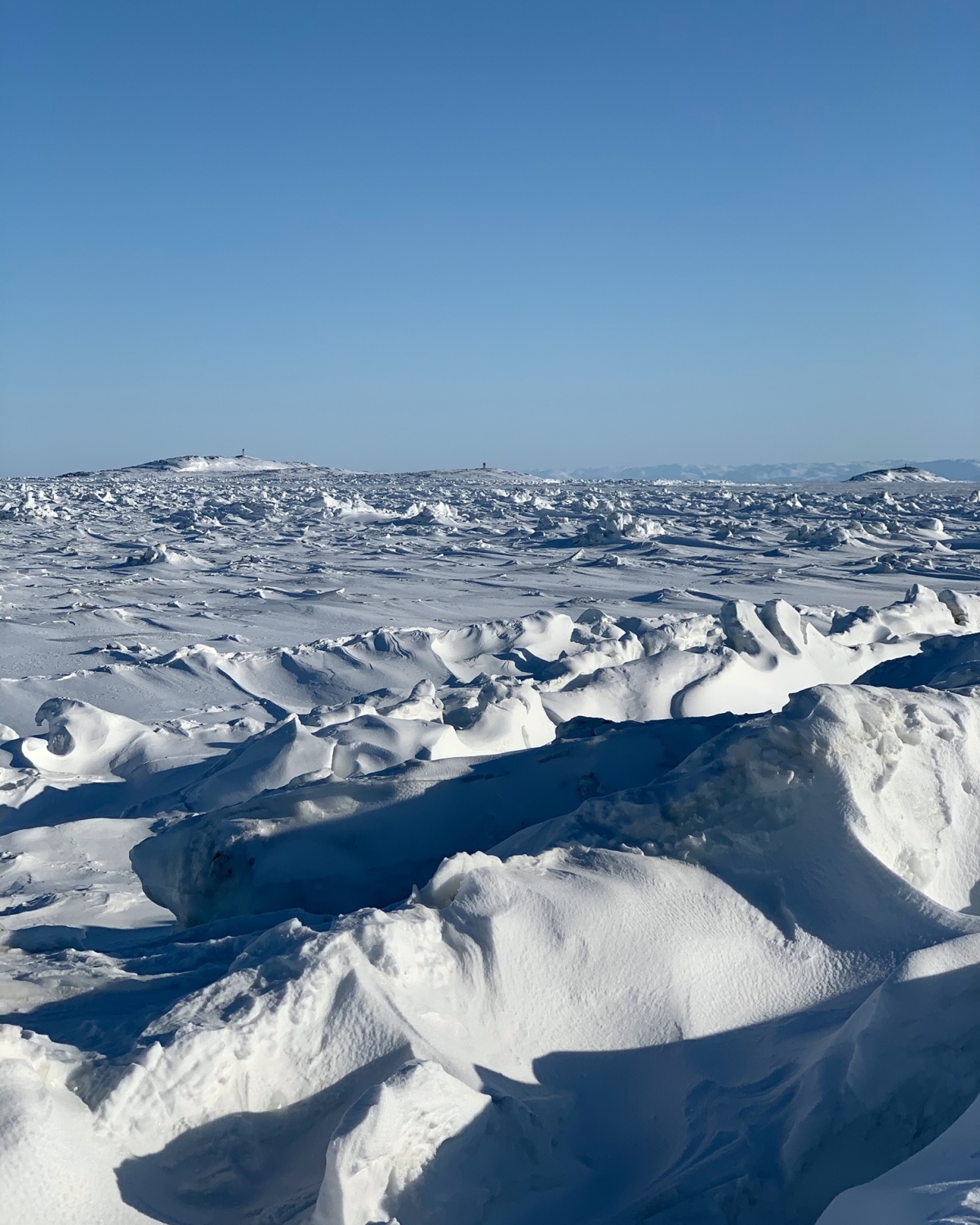 Ice Ridges in Frobisher Bay, Nunavut