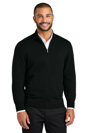 Item 11 • Men's Zip-Up Cardigan in Black