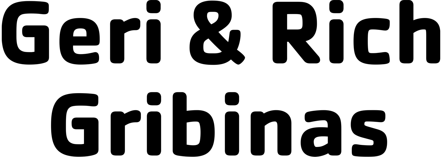 Geri & Rich Gribinas