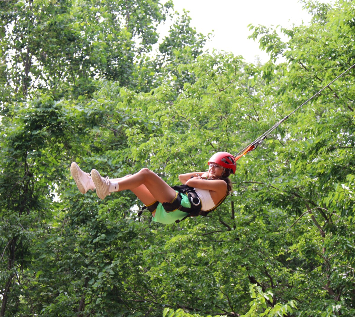 Flying high, stretching my comfort zone.