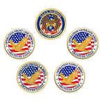 5 Gratitude Eagle Medallions to choose from