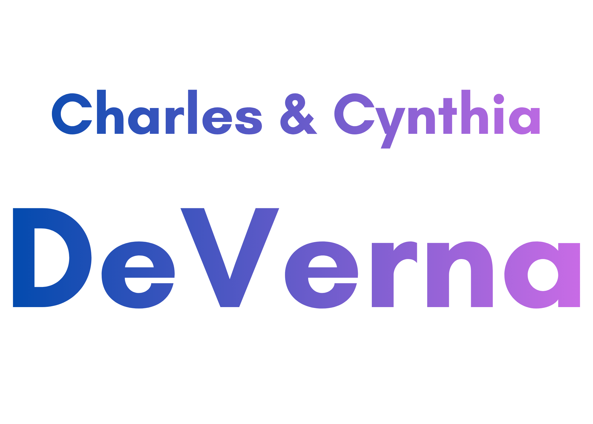 Charles & Cynthia DeVerna 