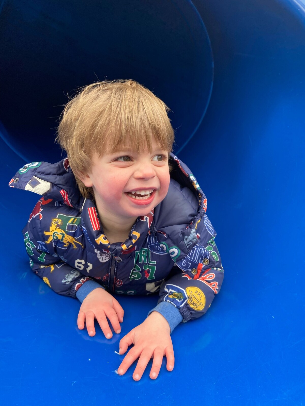 Harry doing OT at the playground