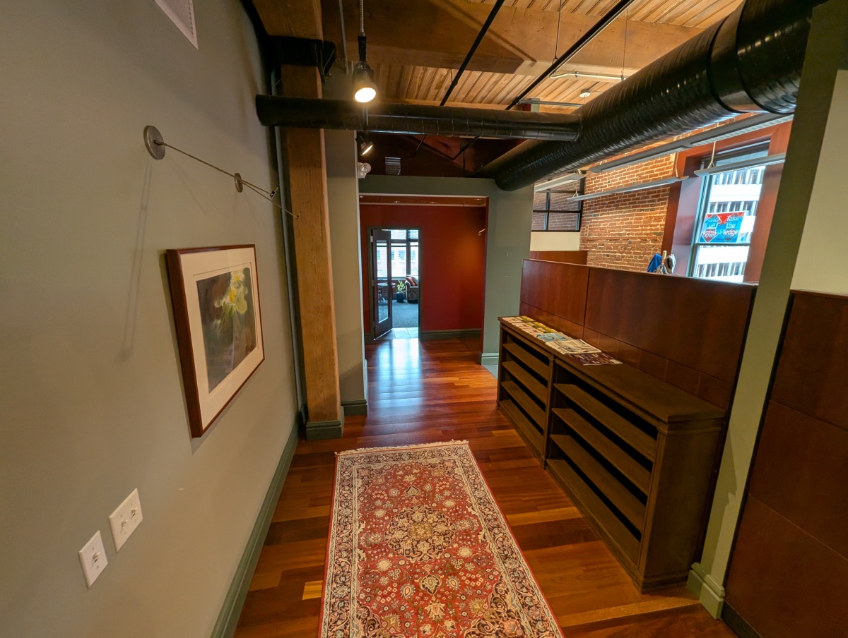 Hallway to Rear Offices