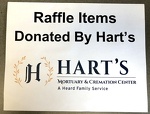 Raffle Items Donated by Hart's!!!