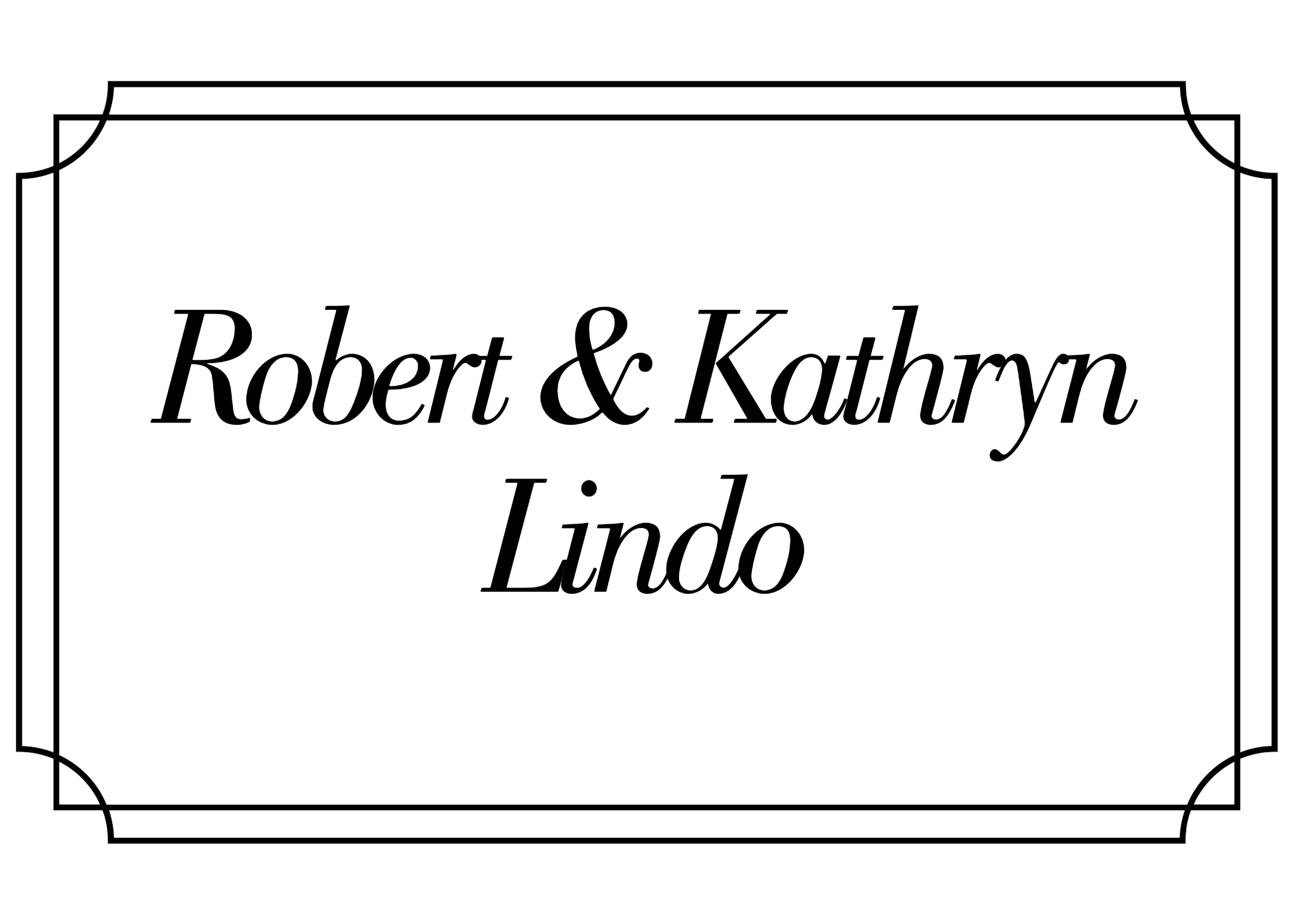 Rob & Kathryn Lindo