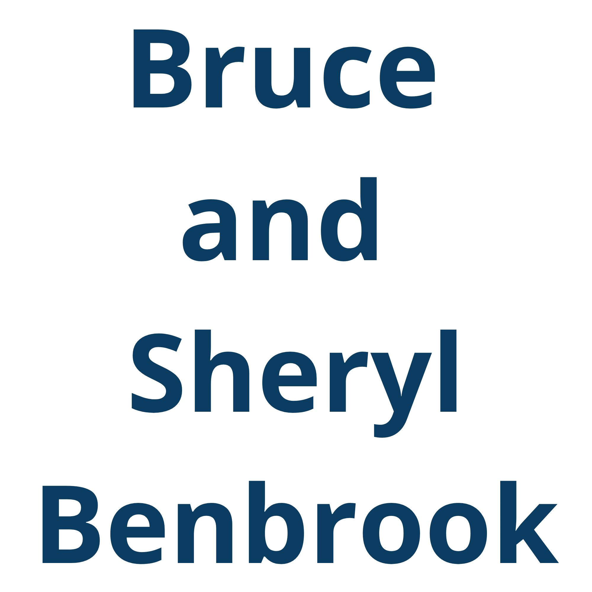 Bruce & Sheryl Benbrook