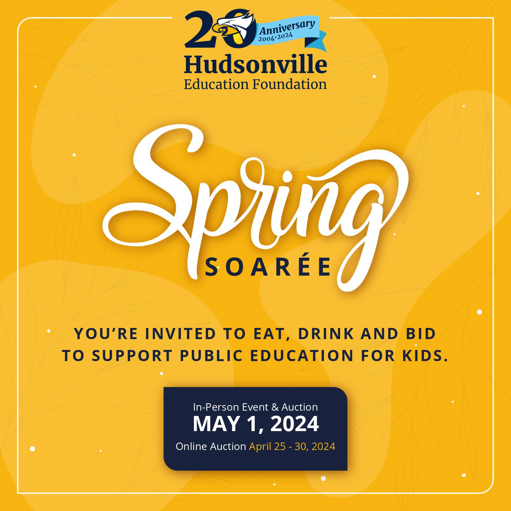 Silent Auction Hudsonville Education Foundation Spring SOARée